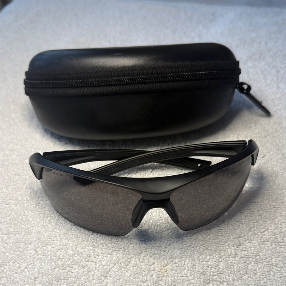 Wiley X Guard Black Tactical Wrap Sport Shock Designer Sunglasses Captivate Lens